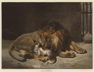 Egy barát (chromolitho)